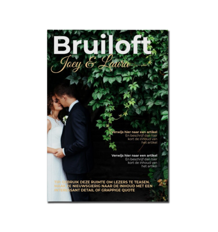 tijdschrift bruiloft